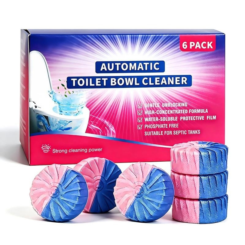 Tofarvet fosfatfri toiletrens til cisternen