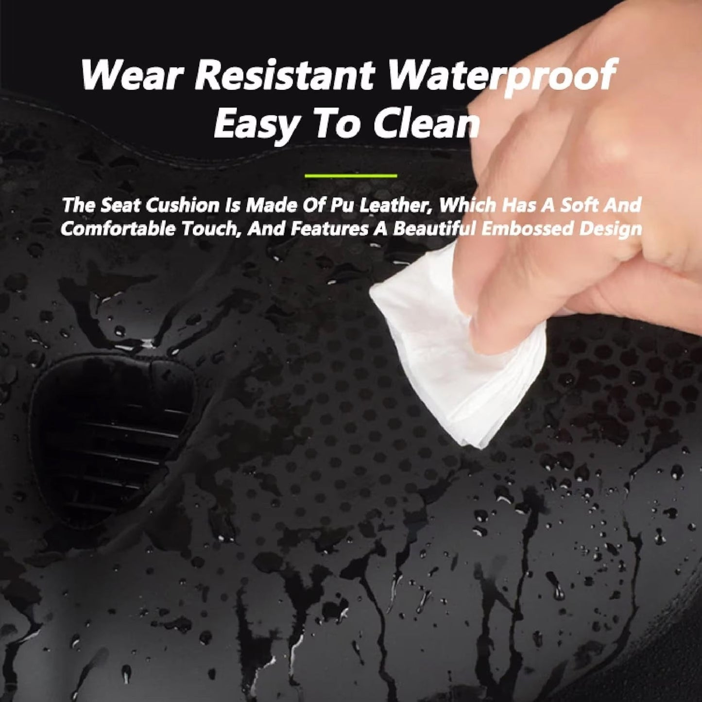 Ekstra bred næsefri cykelsadel