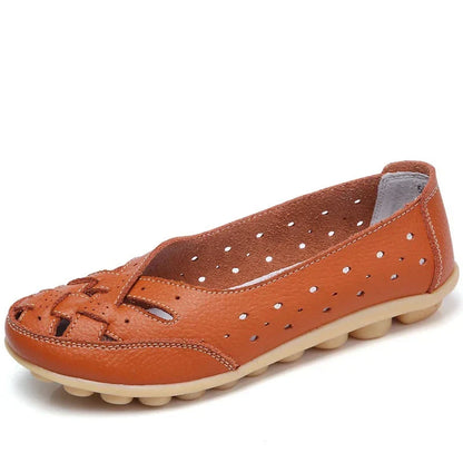 Åndbare loafers i vegansk læder