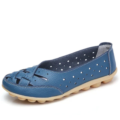 Åndbare loafers i vegansk læder