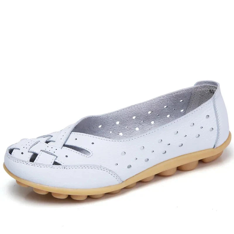 Åndbare loafers i vegansk læder