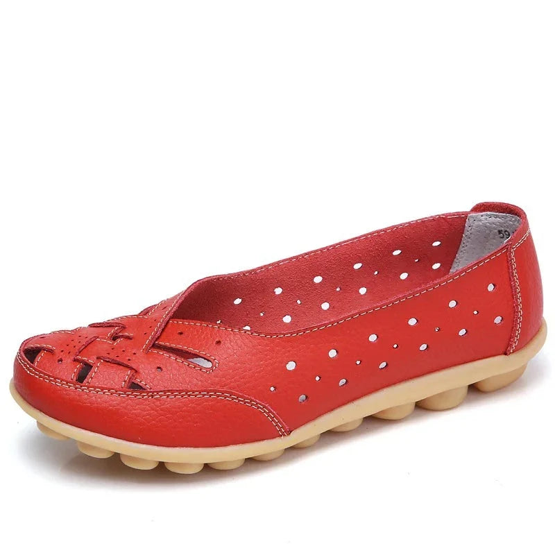 Åndbare loafers i vegansk læder