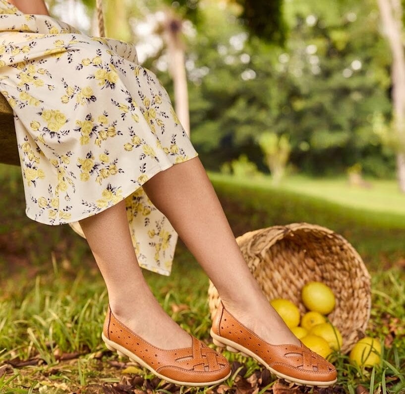 Åndbare loafers i vegansk læder