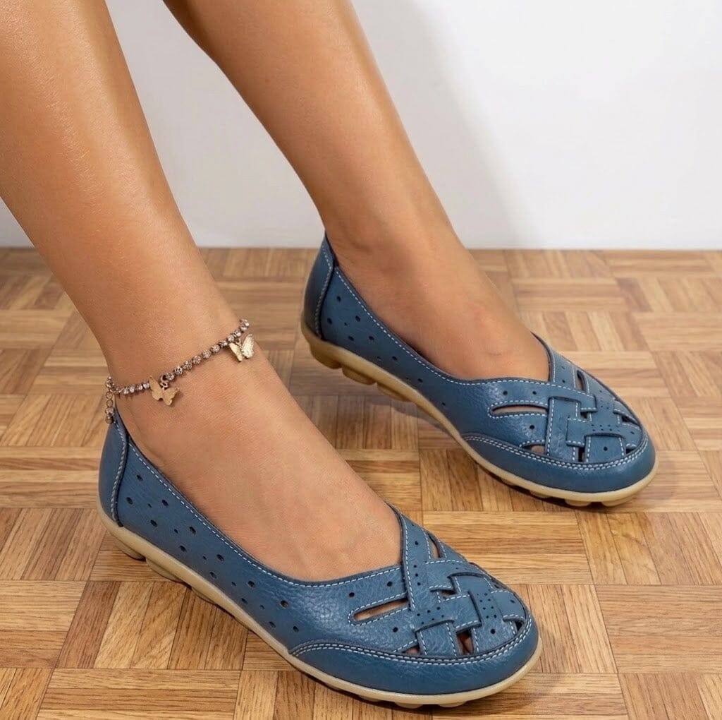 Åndbare loafers i vegansk læder
