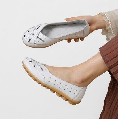 Åndbare loafers i vegansk læder