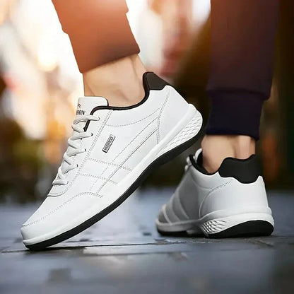 Casual sneakers i vegansk læder til mænd