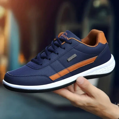 Casual sneakers i vegansk læder til mænd