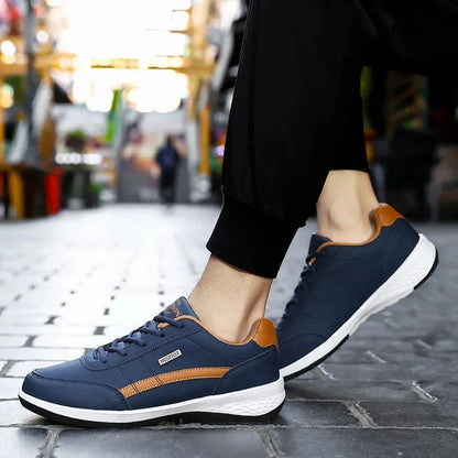 Casual sneakers i vegansk læder til mænd