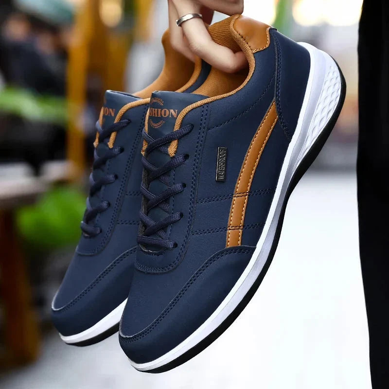 Casual sneakers i vegansk læder til mænd