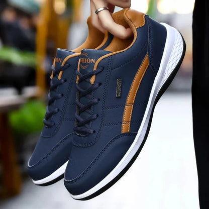 Casual sneakers i vegansk læder til mænd