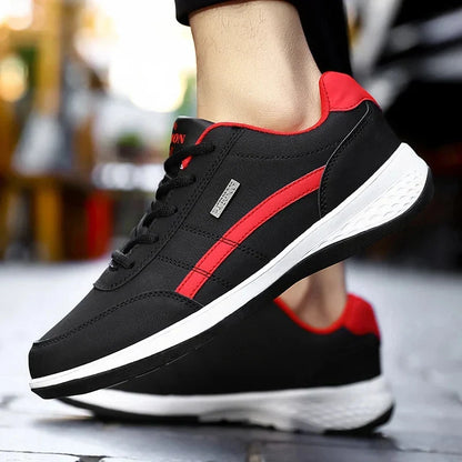Casual sneakers i vegansk læder til mænd