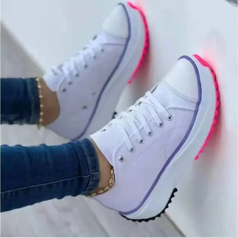 Klassiske plateau-sneakers til kvinder – billede 10