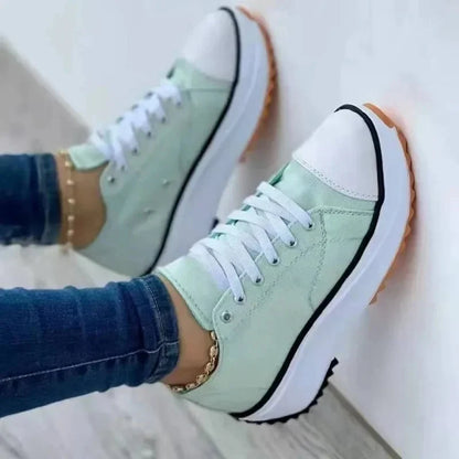 Klassiske plateau-sneakers til kvinder – billede 8
