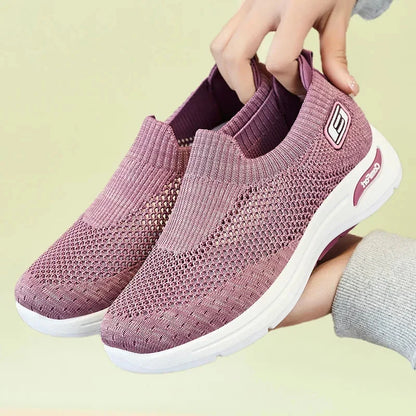 Åndbare komfortsneakers til kvinder