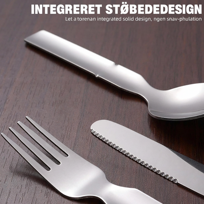 Foldbart 4-i-1 campingbestik i rustfrit stål – produktbillede 5