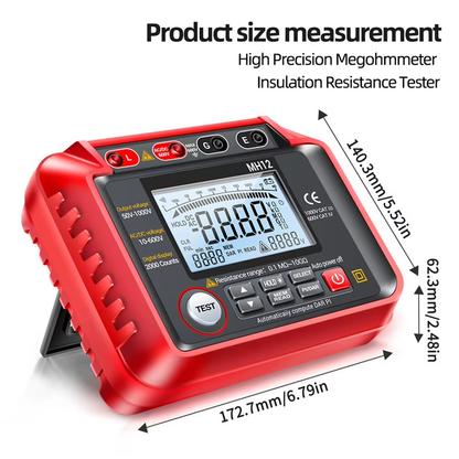 Digital isolationsmåler (megaohmmeter)
