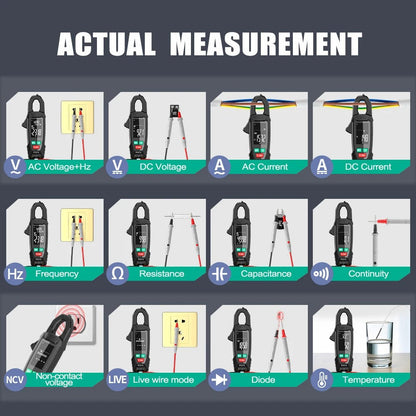 Digital tangamperemeter til AC/DC-måling