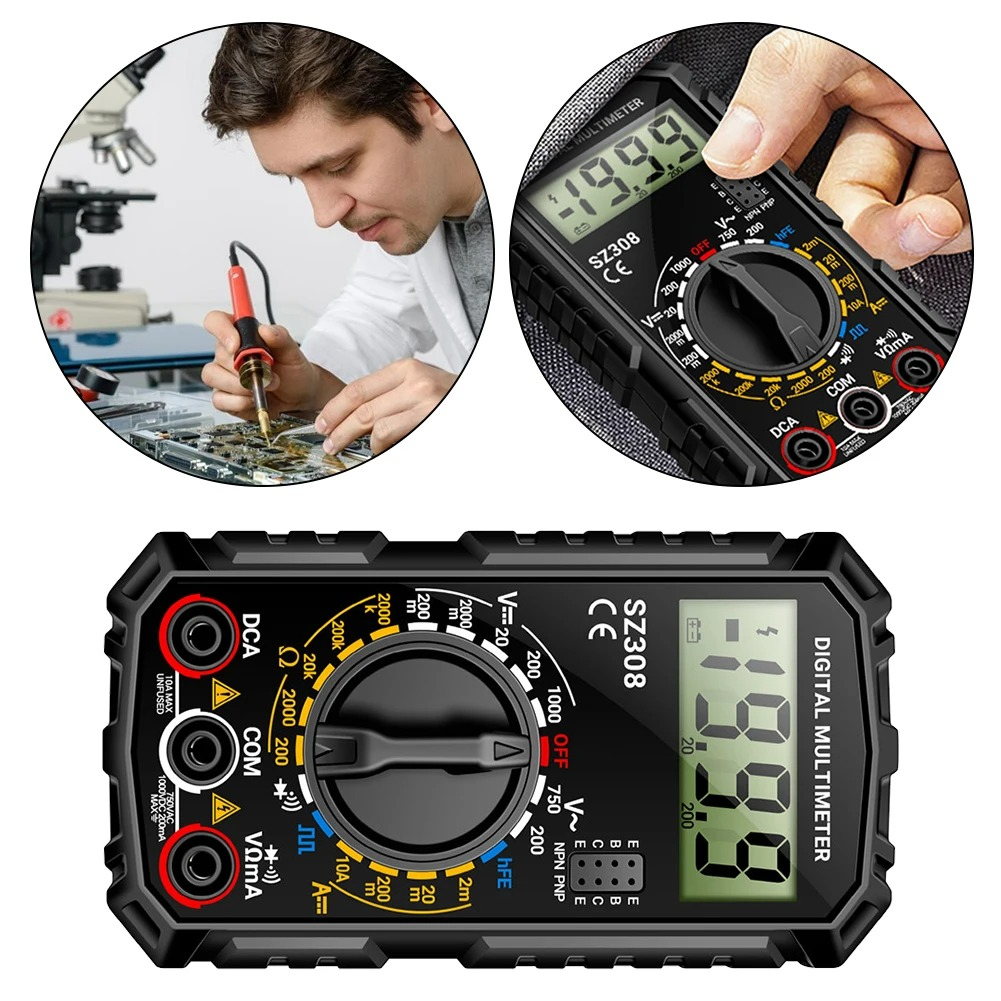 Elektrisk testsæt med digitalt multimeter