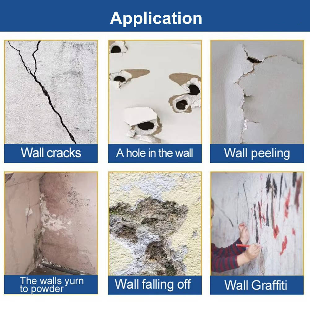 Reparationskit til Gipsvæg – Spartelmasse til Skader i Væggen