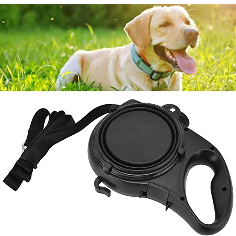 4-i-1 Hundesnor med Vandflaske & Skål