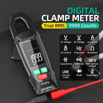 Digital tangamperemeter til AC/DC-måling