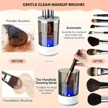 Elektrisk makeupbørsterenser