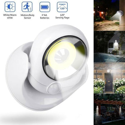 LED-lampe med bevægelsessensor