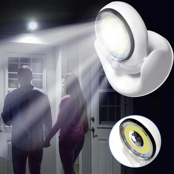 LED-lampe med bevægelsessensor