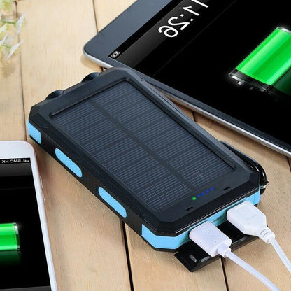 Vandtæt solcelle-powerbank