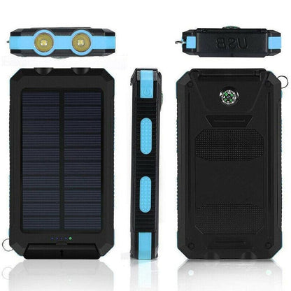 Vandtæt solcelle-powerbank