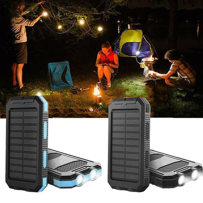 Vandtæt solcelle-powerbank