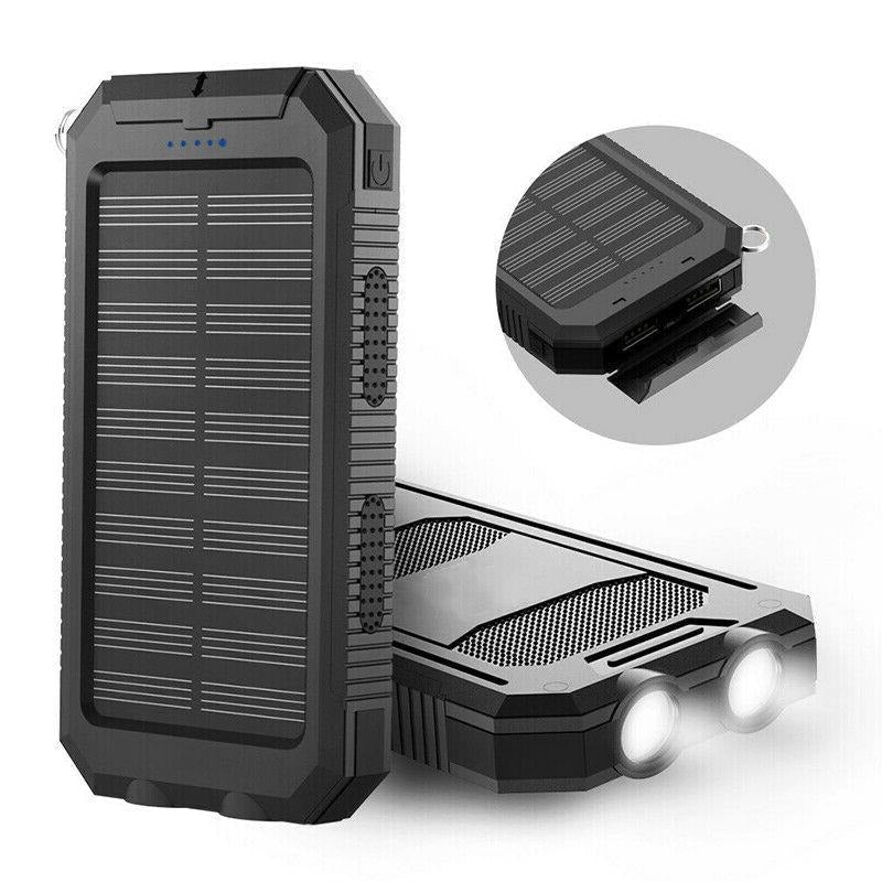 Vandtæt solcelle-powerbank