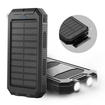 Vandtæt solcelle-powerbank
