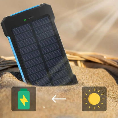 Vandtæt solcelle-powerbank