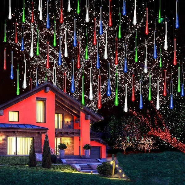 LED-istapslynger til udendørs julepynt