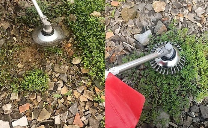 Ståltrådshjul til ukrudtsfjernelse
