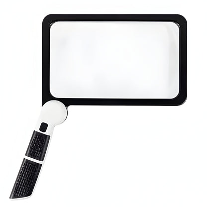 Foldbar LED-lup til læsning