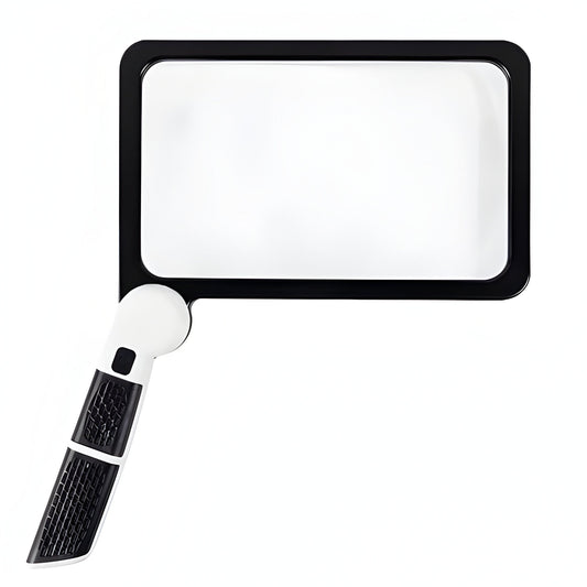 Foldbar LED-lup til læsning