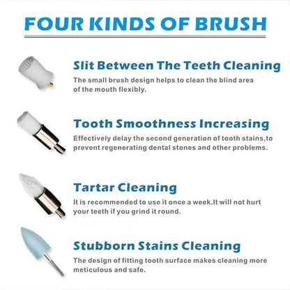 Elektrisk tandrens til tænder og tandkød