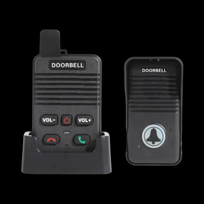 Trådløs dørtelefon med intercom-funktion