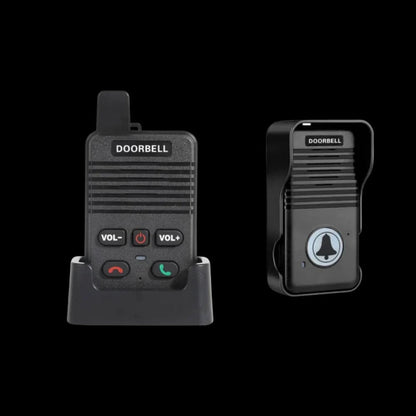 Trådløs dørtelefon med intercom-funktion