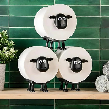 Toiletpapirholder til badeværelset, 3-pak