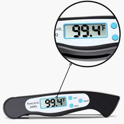 Digitalt sammenklappeligt stegetermometer