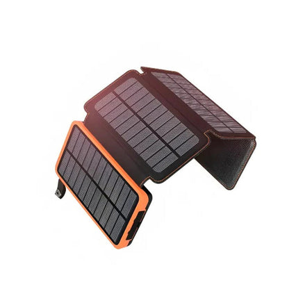 Solcelledrevet powerbank til udendørs opladning