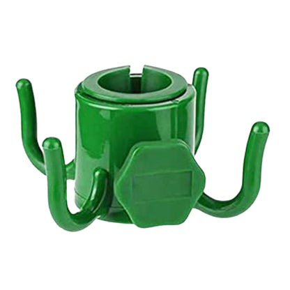 Parasolholder med 4 kroge til tasker og håndklæder