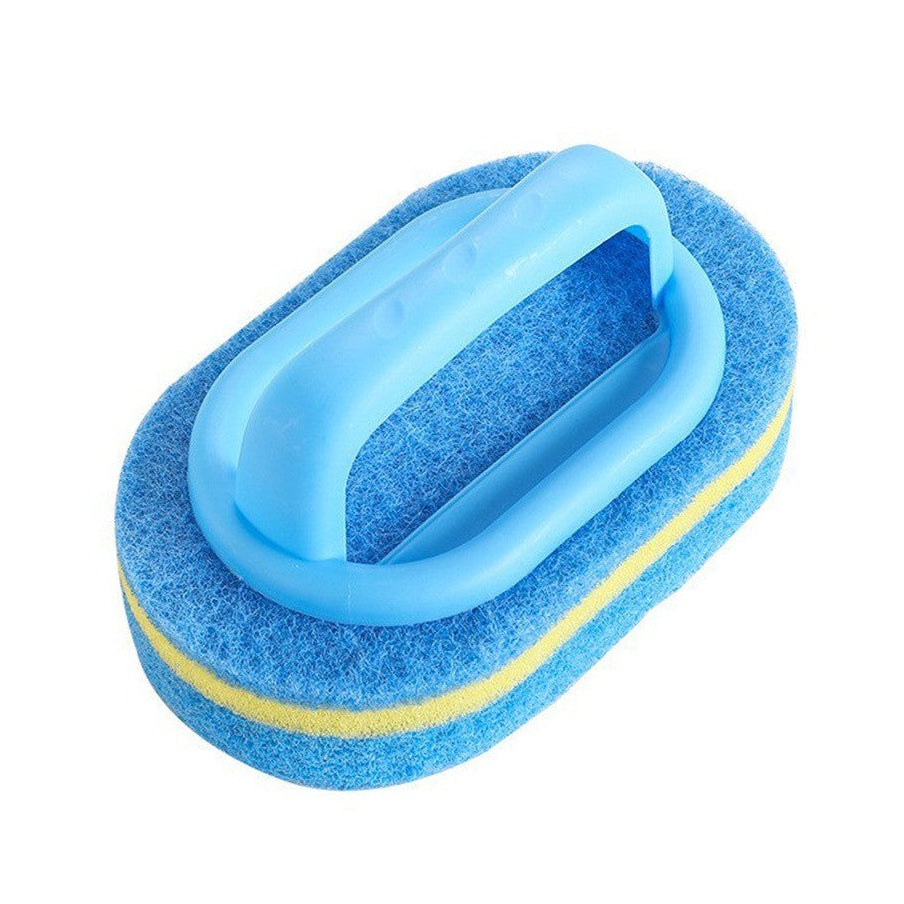 Rengøringssvampe med håndtag – 3 stk., 14 × 9 × 7,5 cm
