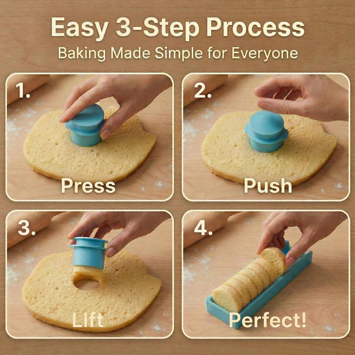 Forme til kagekugler og fondant – 9 stk.