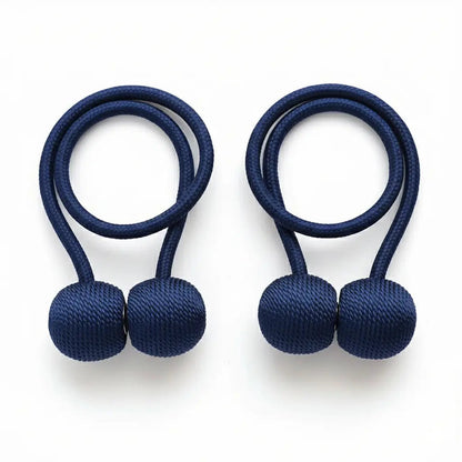 Magnetiske gardinholdere med snor – 2 stk.