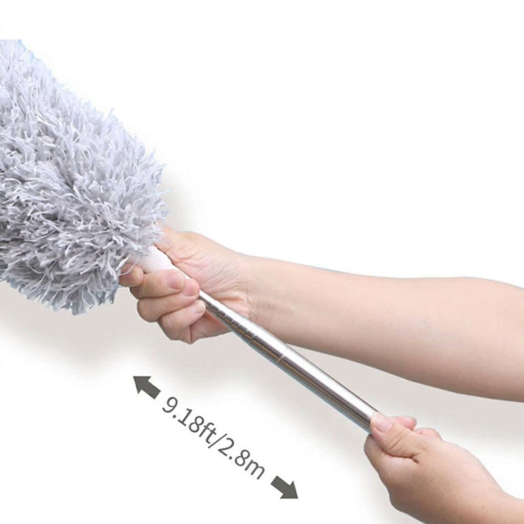 Teleskopisk støvkost i mikrofiber – op til 2,8 m