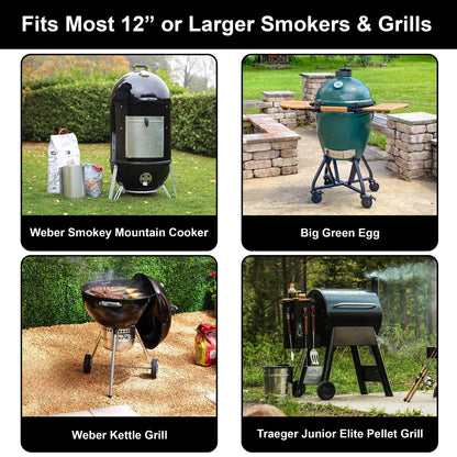 Grillstativ til spareribs med 4 pladser – 31 × 25,5 × 8 cm